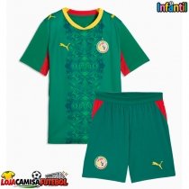 Camisa de Futebol Senegal Equipamento Secundário Infantil Mundo 2026 Manga Curta (+ Calças curtas)